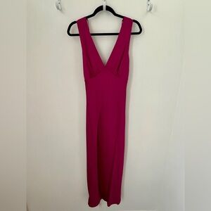 ABERCROMBIE Silk Magenta Gown [Brand New with Tags]